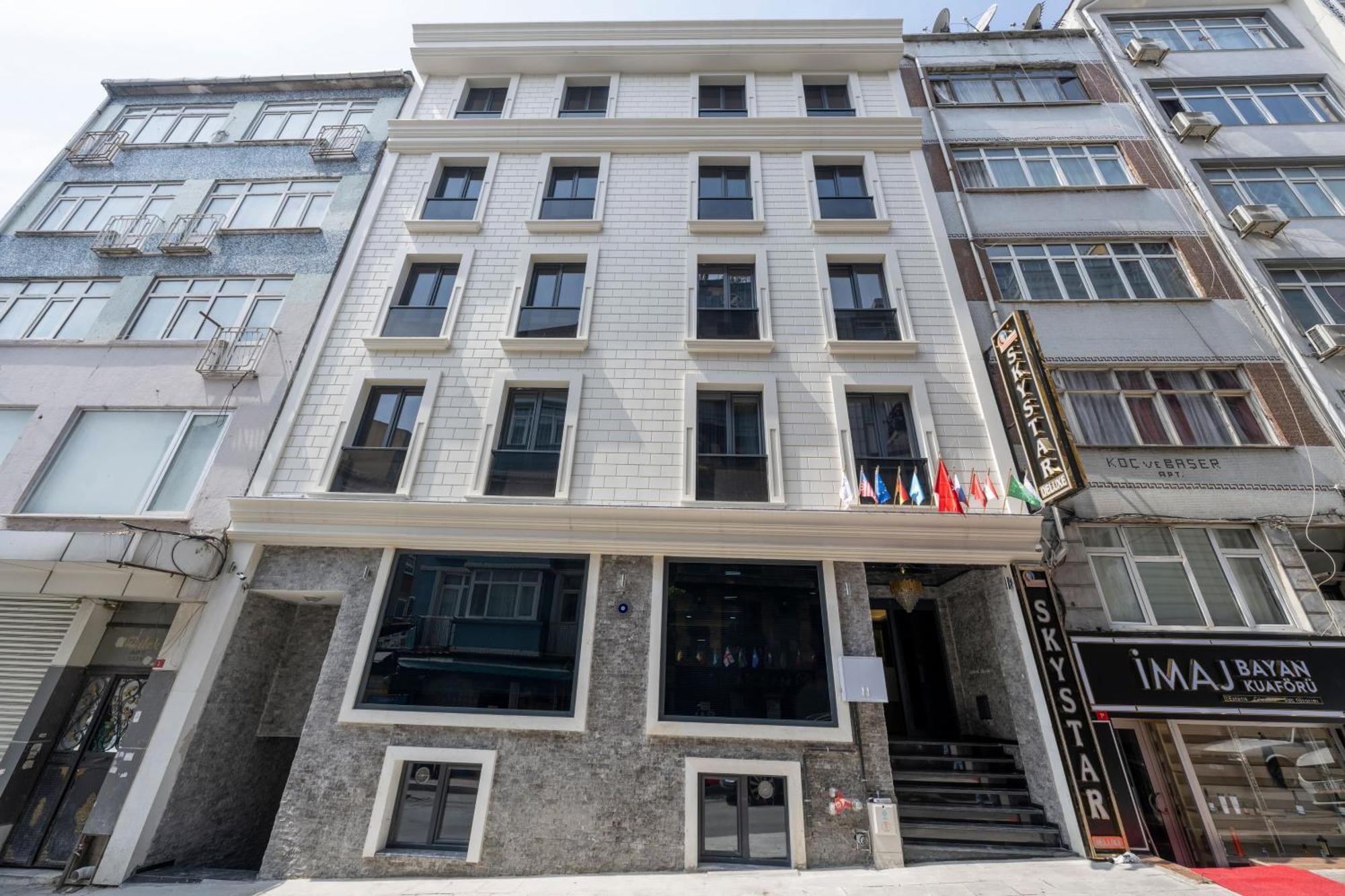 Skystar Deluxe Hotel Istambul Exterior foto